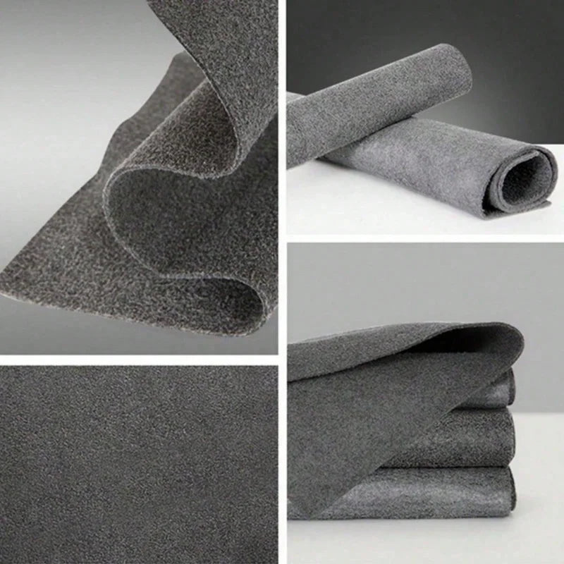 5-Pack Thickened Microfiber Cleaning Cloths | Streak-Free Glass
