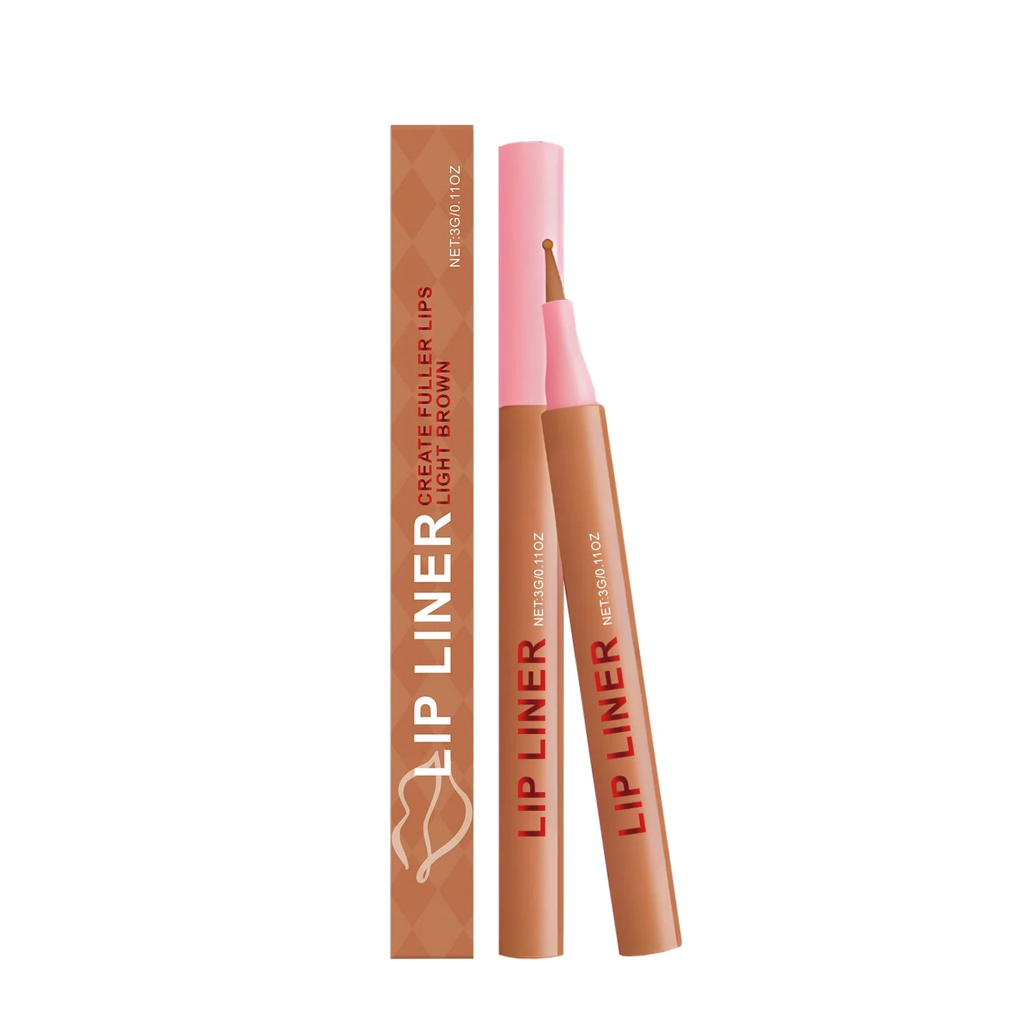 Waterproof Matte Lip Liner Pencil – 6 Colors, Long-Lasting