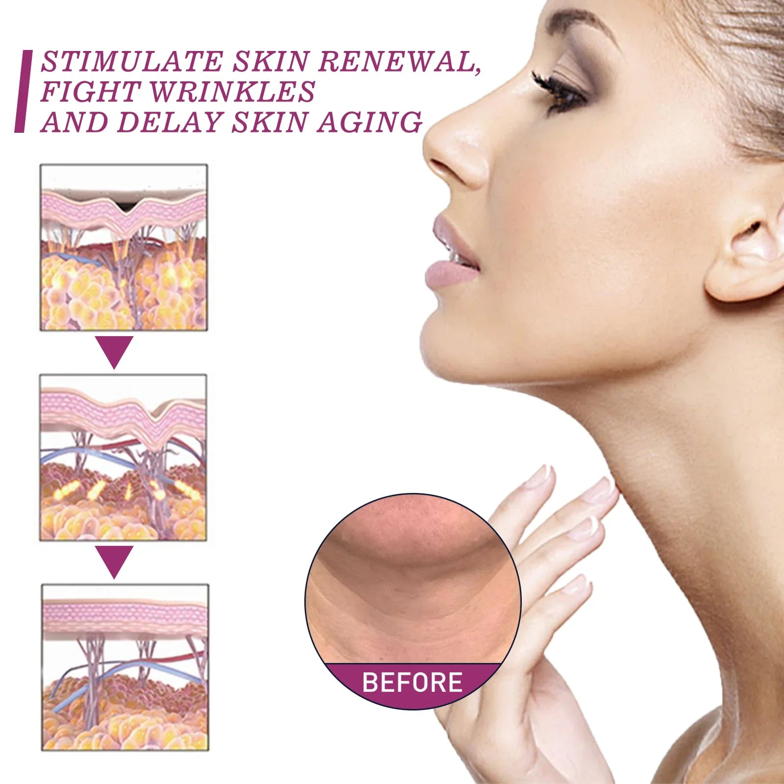 Hydrolyzed Collagen Neck Cream – Firm, Lift & Anti-Aging 40g Neck Firming Cream Oasis Select