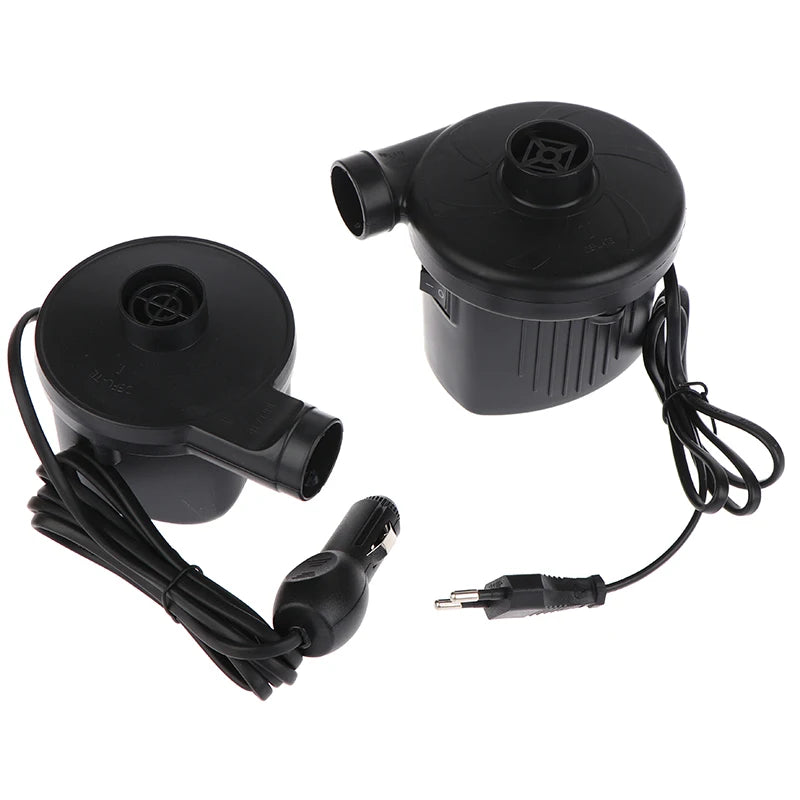 Home Use Camping Inflator Portable Electric Inflatable Pump With 3 Nozzles Air Mattress Boat Auto Air Inflatable Pump For Car Peaceful Pleasures Health and Wellness