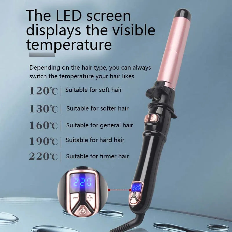 Advanced Curling Wand Innovative Design Enhanced Performance Better Curls Smooth Defined Natural Beachy Waves Peaceful Pleasures Health and Wellness