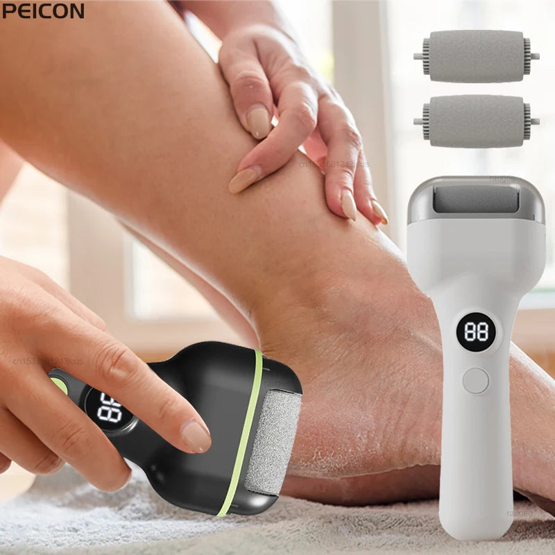 Electric Foot Grinder Automatic Electric Callus Remover for Feet Rechargeable Electric Foot File Pedicure Tool Dead Skin Remover Peaceful Pleasures Health and Wellness
