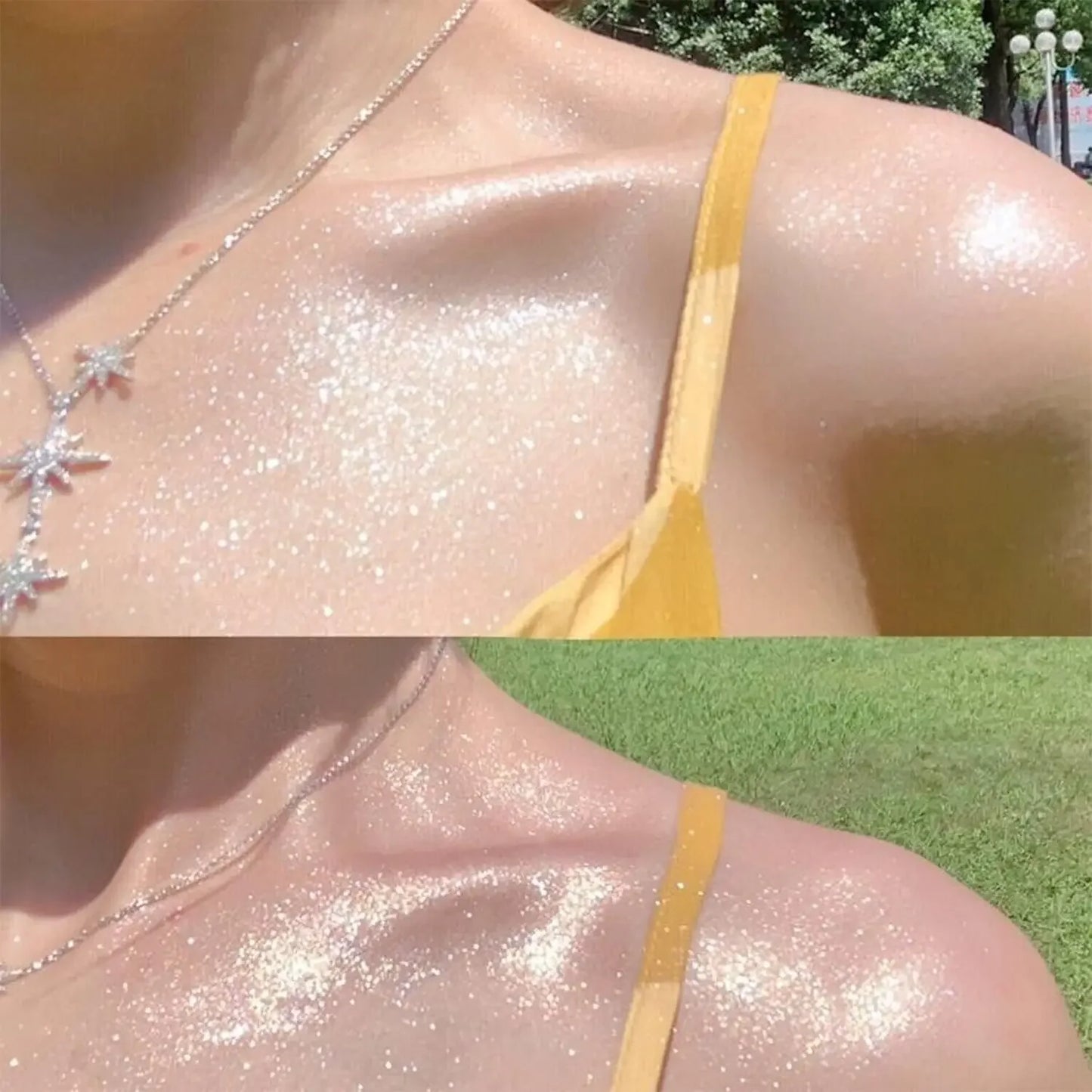VERONNI Body & Face Diamond Shimmer Highlight Spray Powder