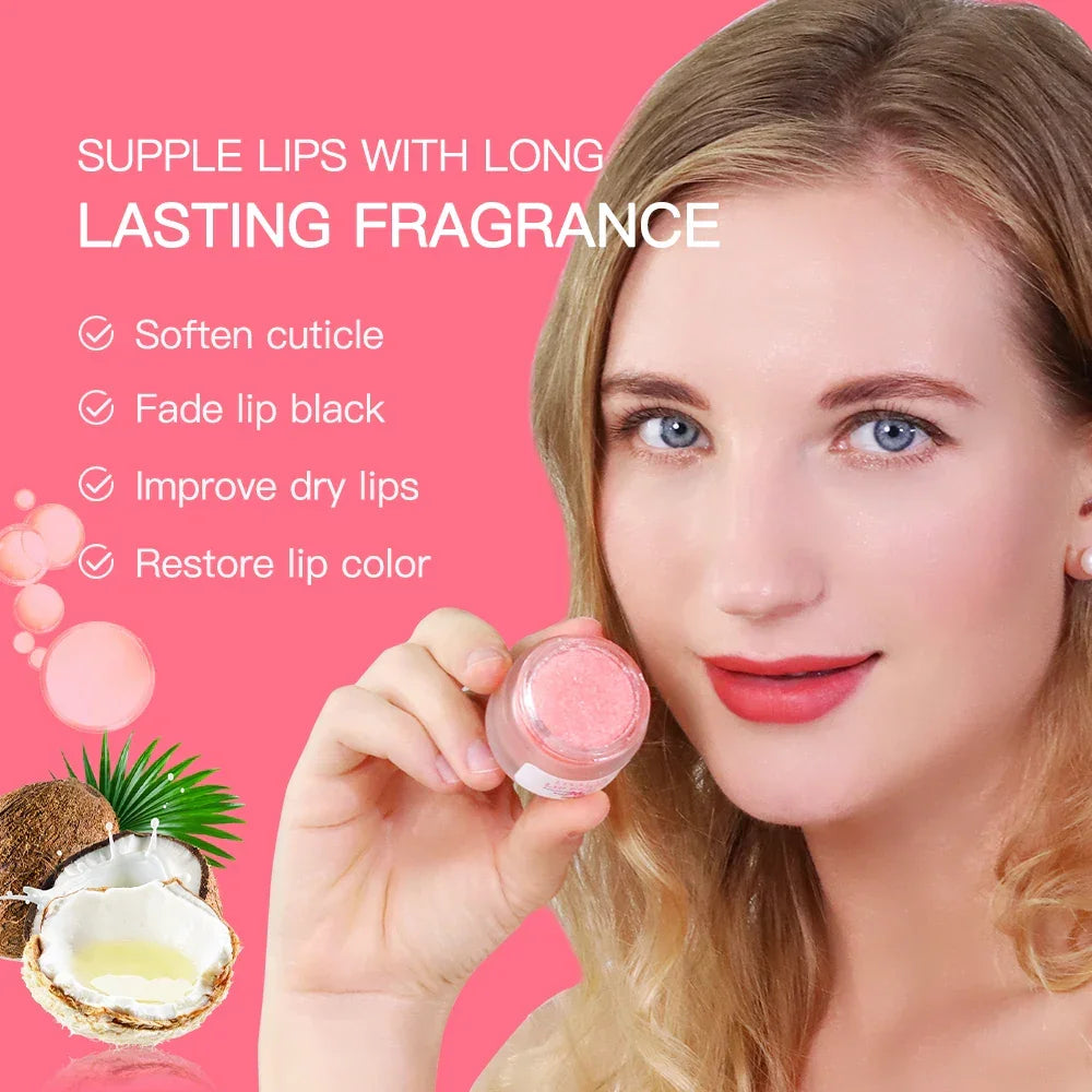 Pink Sugar Lip Scrub – Exfoliating & Moisturizing Peaceful Pleasures Health and Wellness