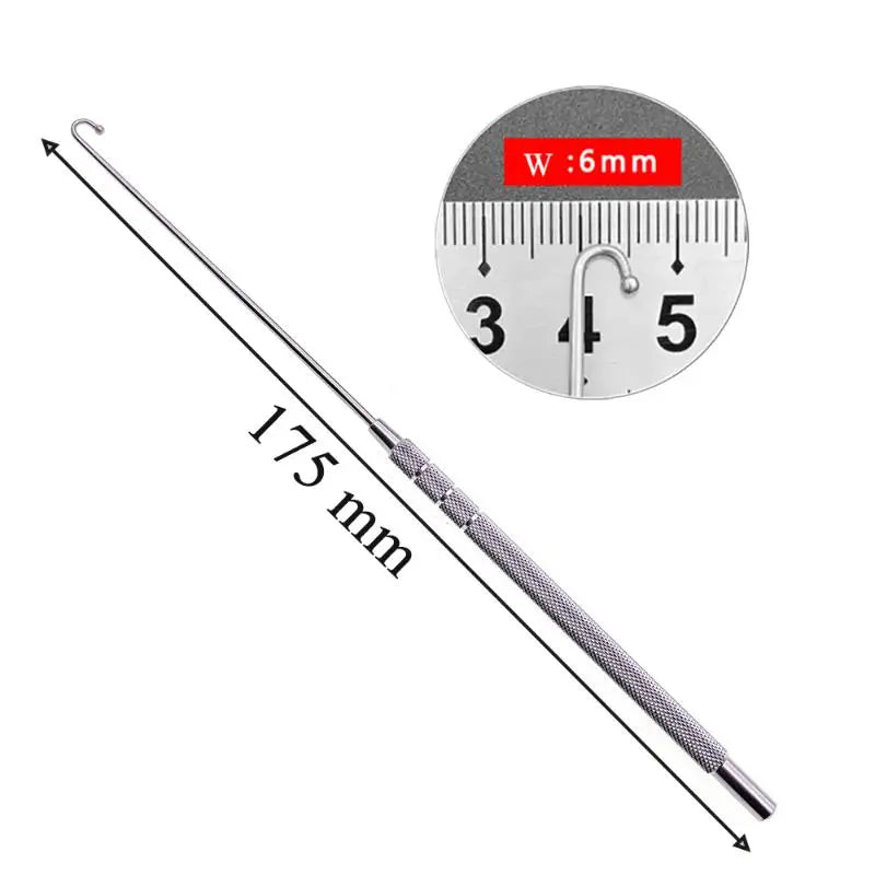 Spay Hook Surgical Instrument – Ball Tip, Stainless Steel, Multi-Size