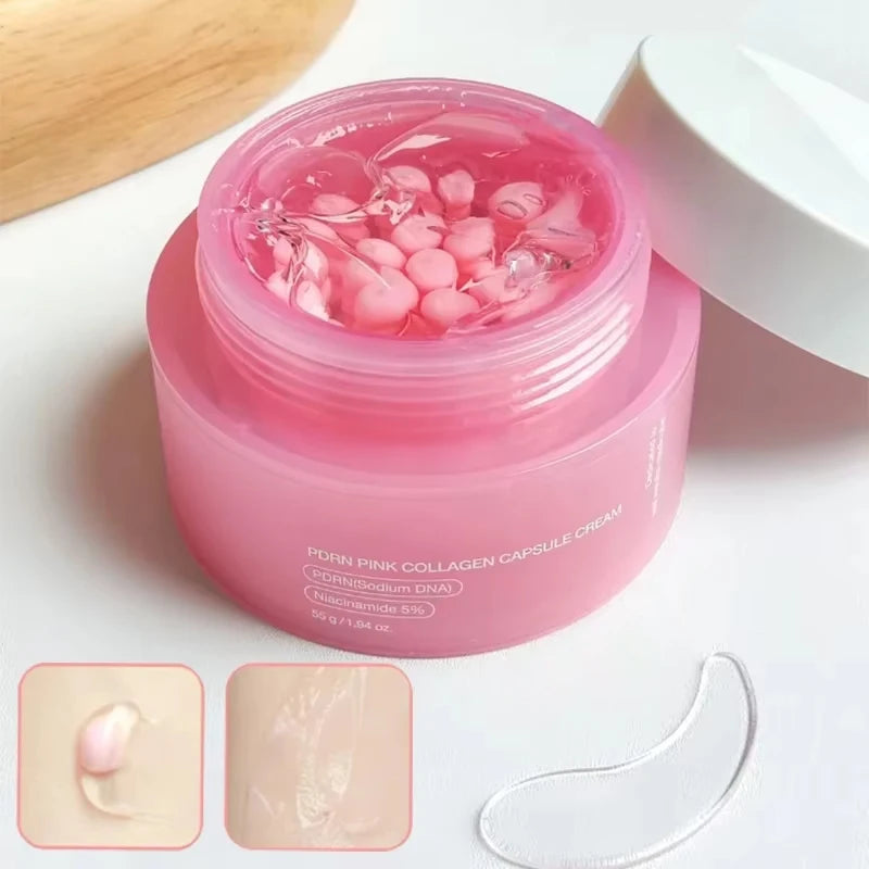 Korean PDRN Pink Collagen Capsule Cream with Niacinamide | K-Beauty