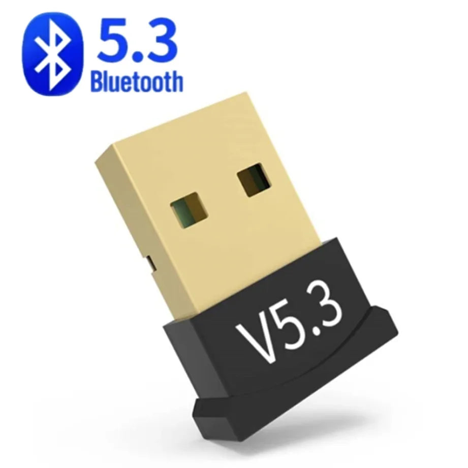 USB Bluetooth 5.3 Adapter for PC Laptop Computer Wireless Dongle Bluetooth Adapter Support Mouse Keyboard Windows 7/8.1/10/11 Peaceful Pleasures Health and Wellness Bluetooth 5.3
