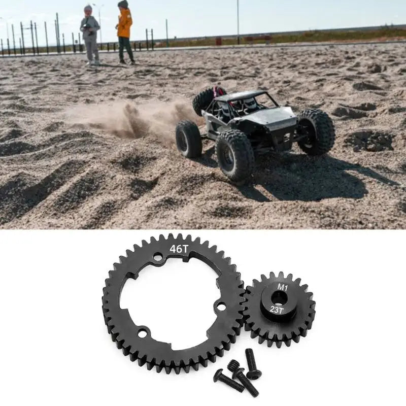 RC Car Alloy Upgrade Gear Set | 46T 50T 52T 54T + 23T Pinion