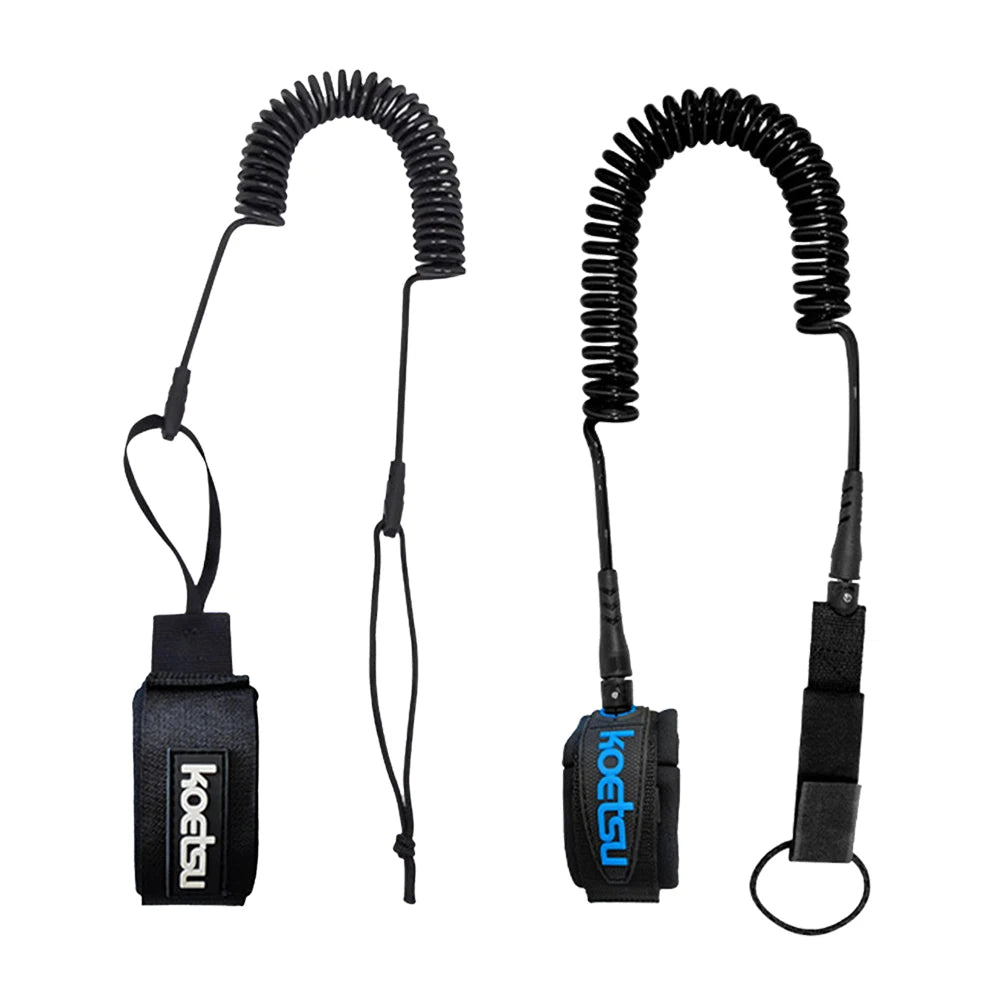 Coiled SUP Board Leash – TPU Ankle Strap for Paddle Boards Peaceful Pleasures Health and Wellness