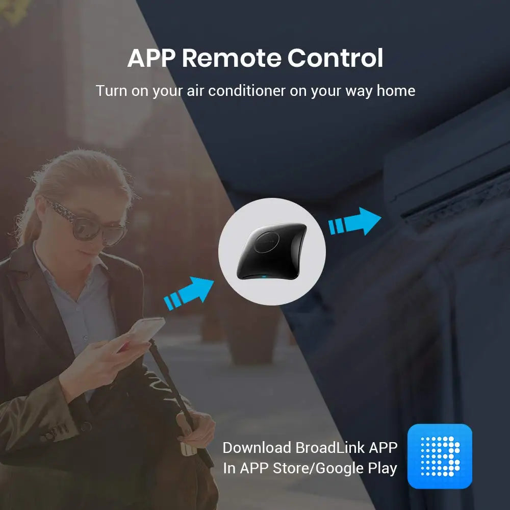 Broadlink RM4 Pro Remote Controller WiFi IR RF Intelligent Controller work with Alexa Google Assistant Smart Home Automation Peaceful Pleasures Health and Wellness