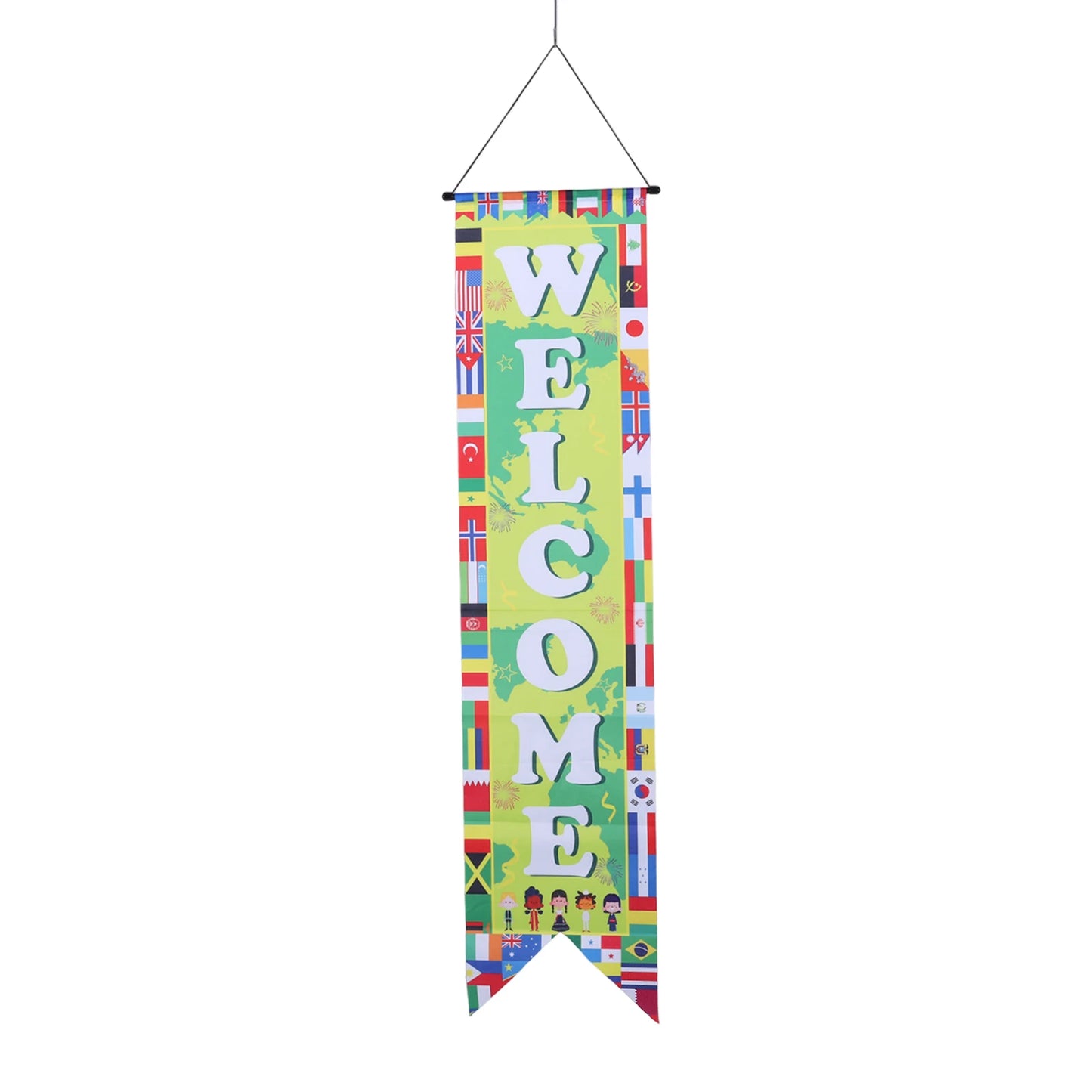 3PCS Soccer 2026 Hanging Porch Banner Soccer Porch Sign Banners for Party Supplies Home Indoor Outdoor Peaceful Pleasures Health and Wellness