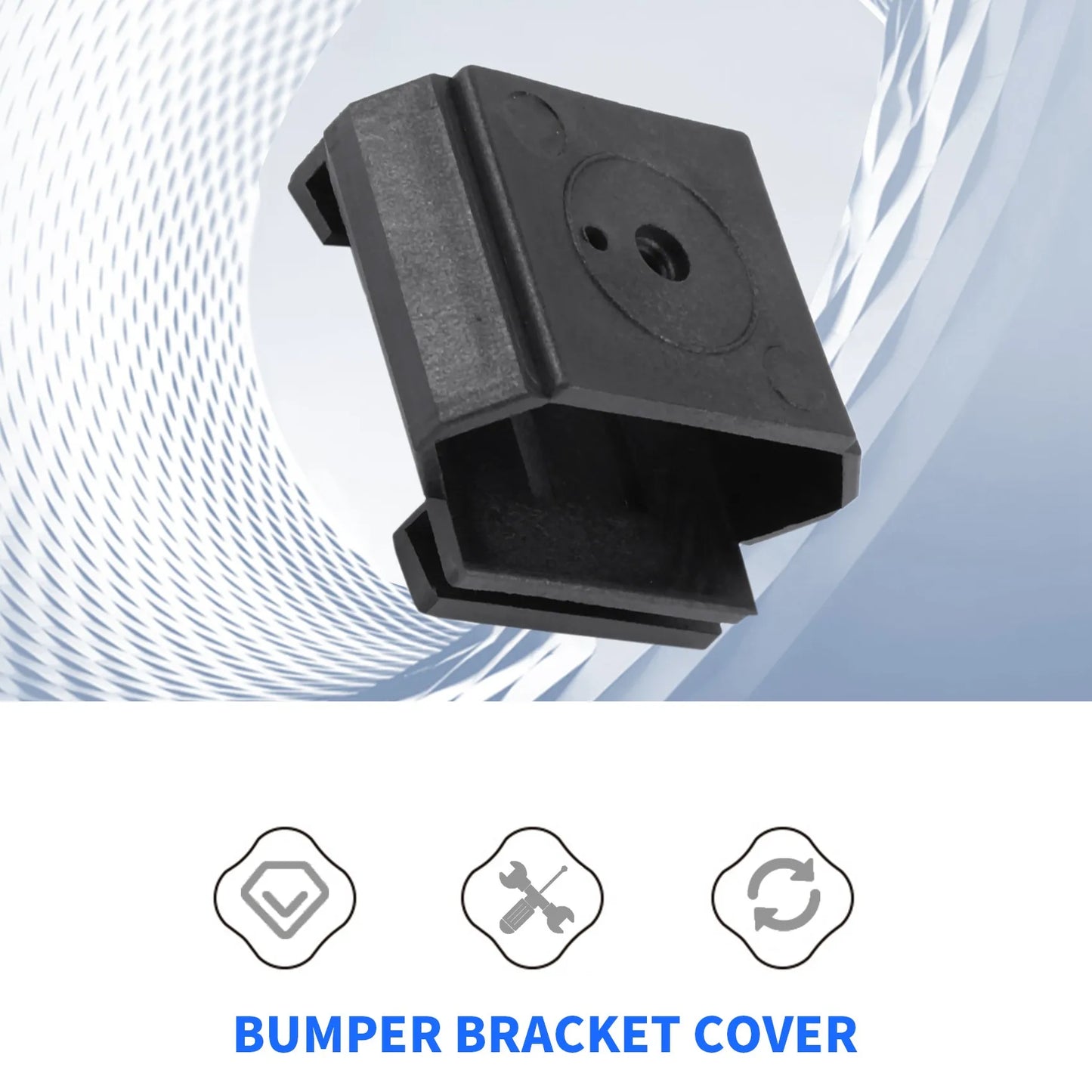 2Pcs Holder Bumper Bracket Cover for Mercedes-Benz W201 2018800114 Peaceful Pleasures Health and Wellness