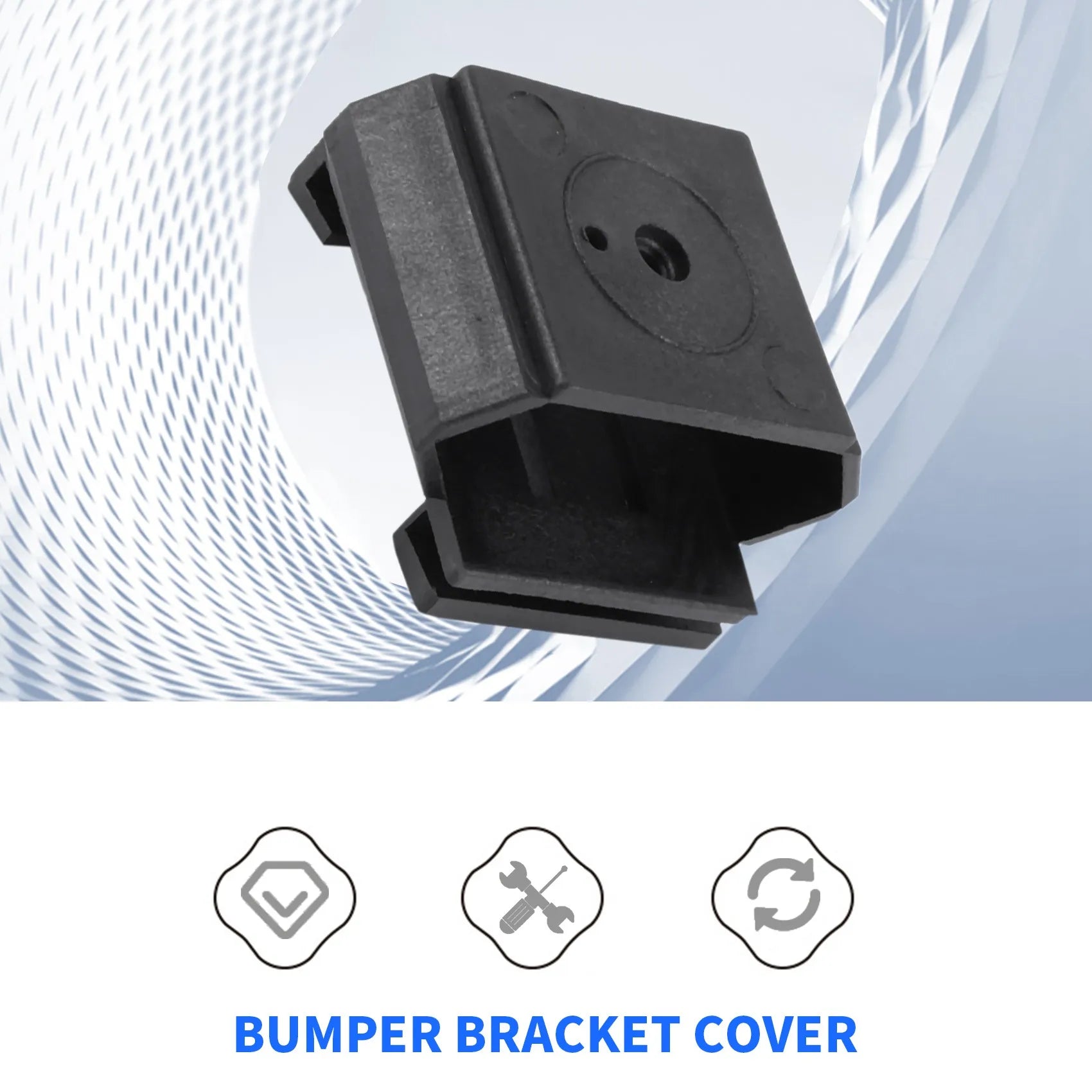 2Pcs Holder Bumper Bracket Cover for Mercedes-Benz W201 2018800114 Peaceful Pleasures Health and Wellness