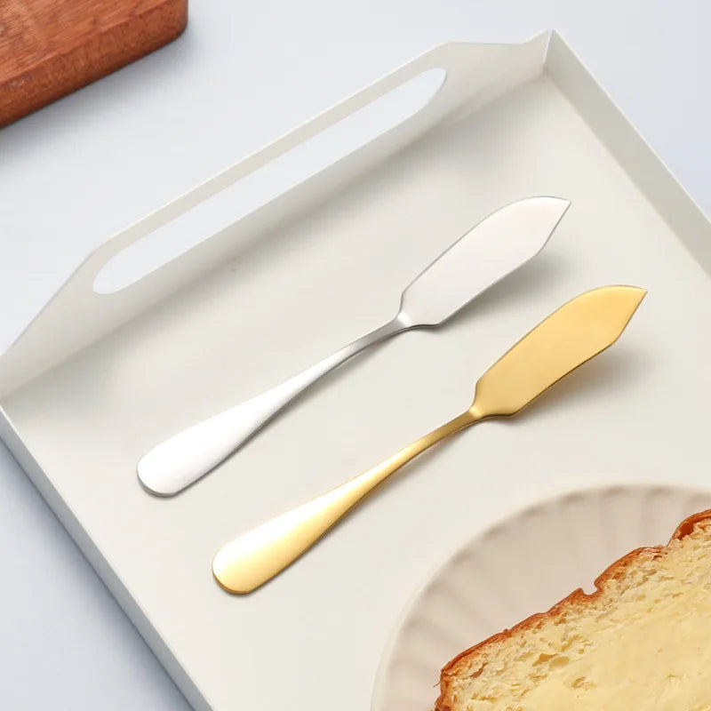 Stainless Steel Butter & Cheese Spreader Knife Set (1–10 Pcs)