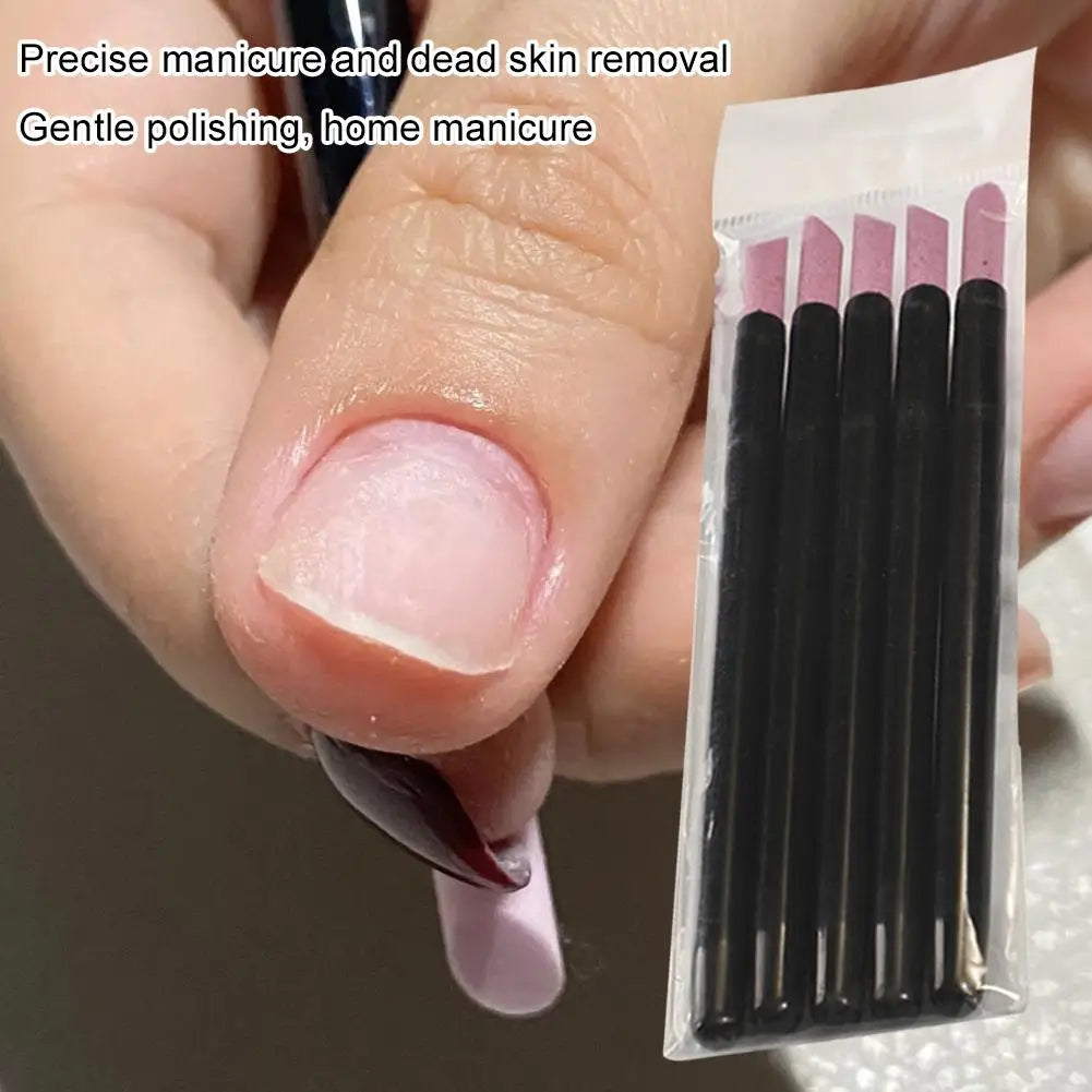 5-Piece Nail Cuticle Grinding Pen Set | Manicure Tool
