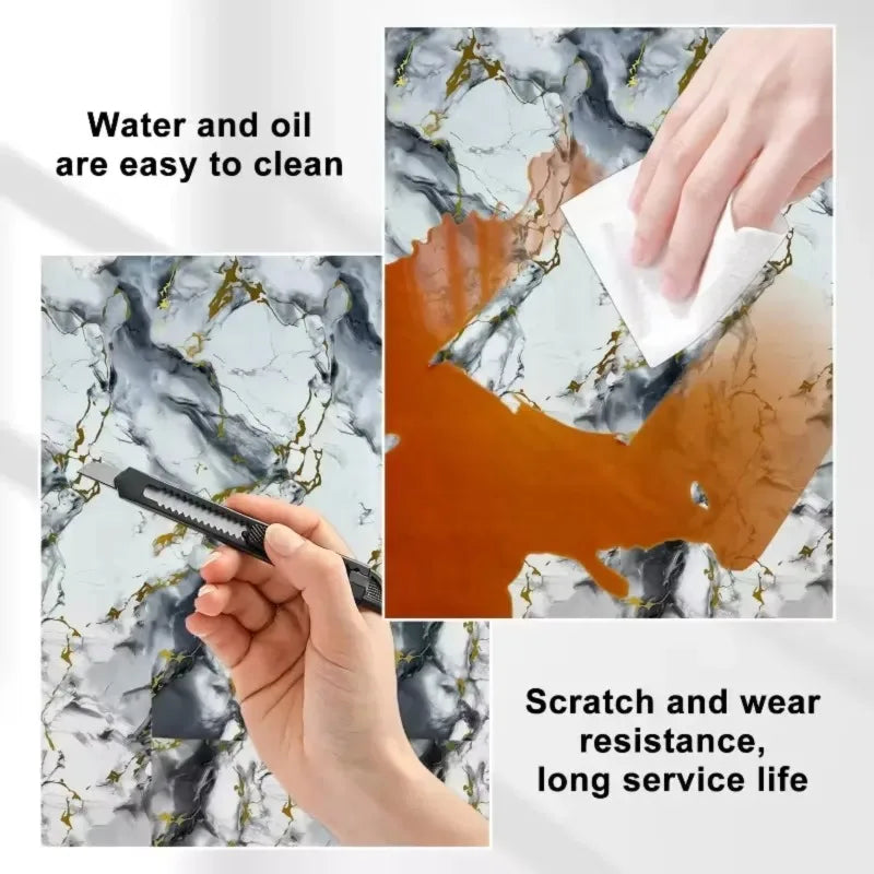 3D Marble Self-Adhesive Foam Wall Panels | Waterproof Stone Look