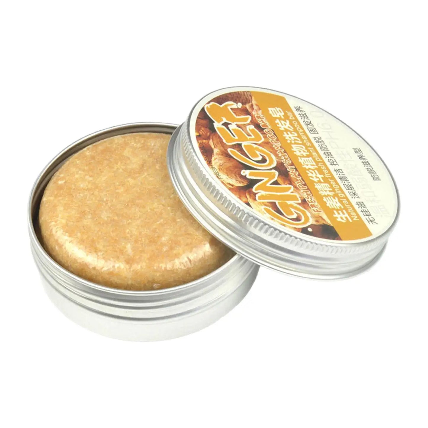 Ginger Polygonum Soap Shampoo Soap Cold Processed Soap Hair Shampoo Bar Pure Plant Hair Shampoos Hair Care Peaceful Pleasures Health and Wellness Chinese A