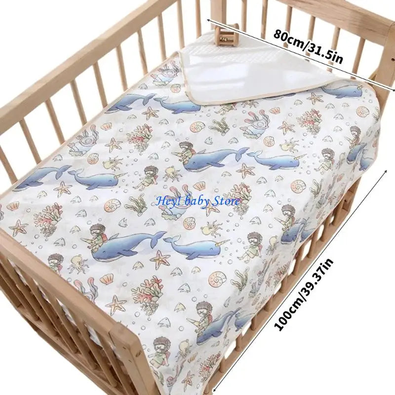 Reusable Baby Changing Mat 80x100cm | Waterproof Non-Slip