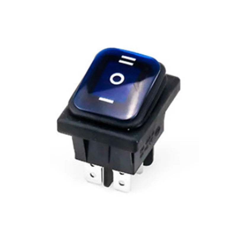 KCD4 Waterproof 6-Pin Rocker Switch 250V/125V AC 3-Level