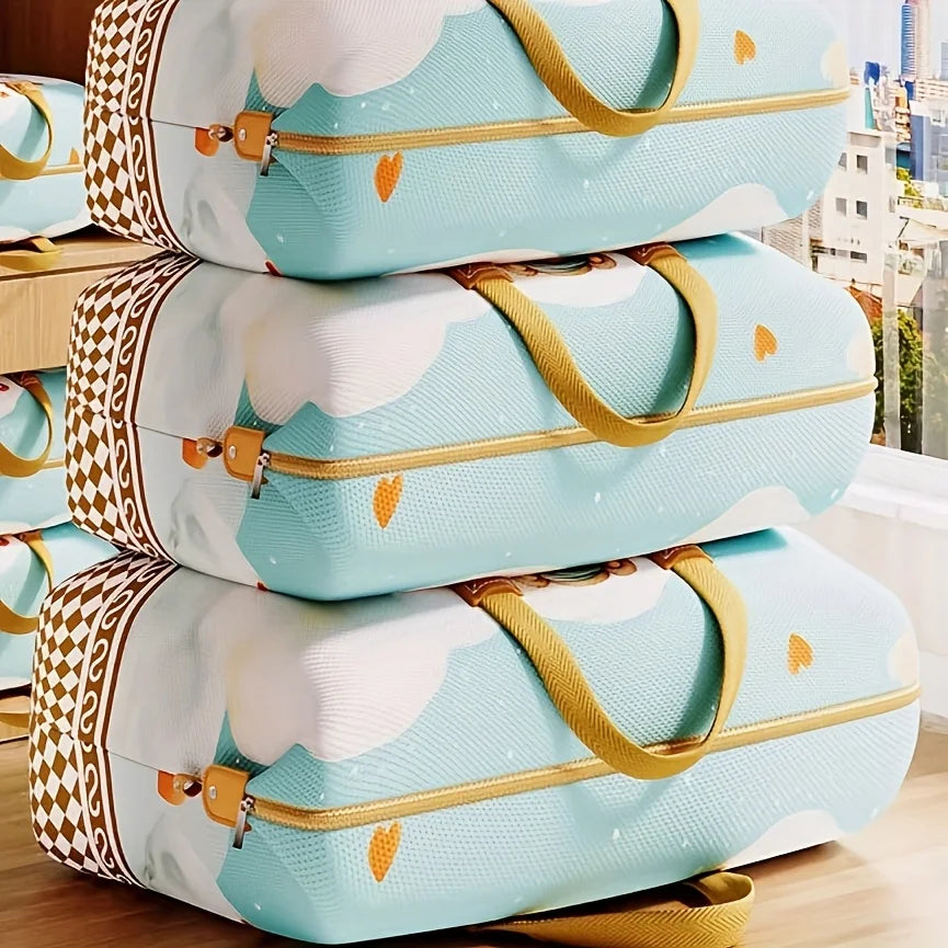 Large Oxford Quilt Storage & Travel Packing Bag | Cartoon