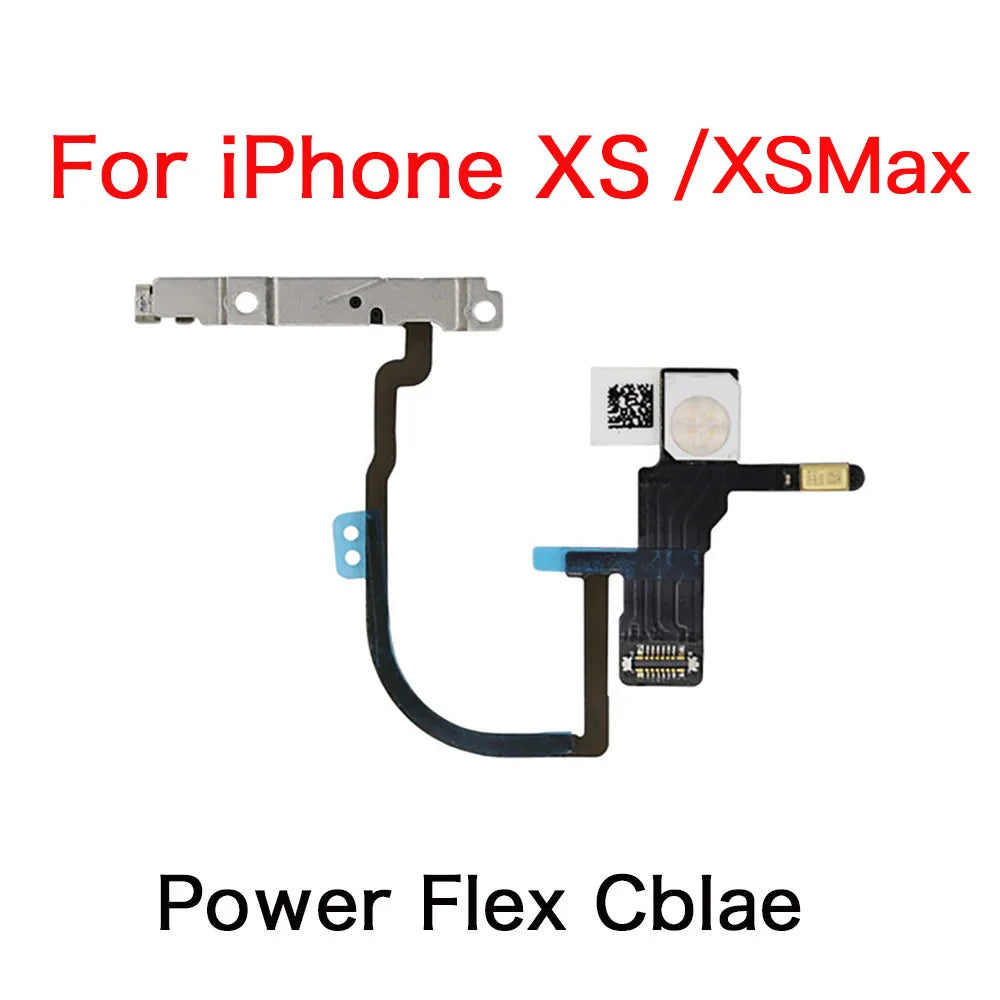 iPhone 7–11 Pro Max Power & Volume Flex Cable with LED Flash