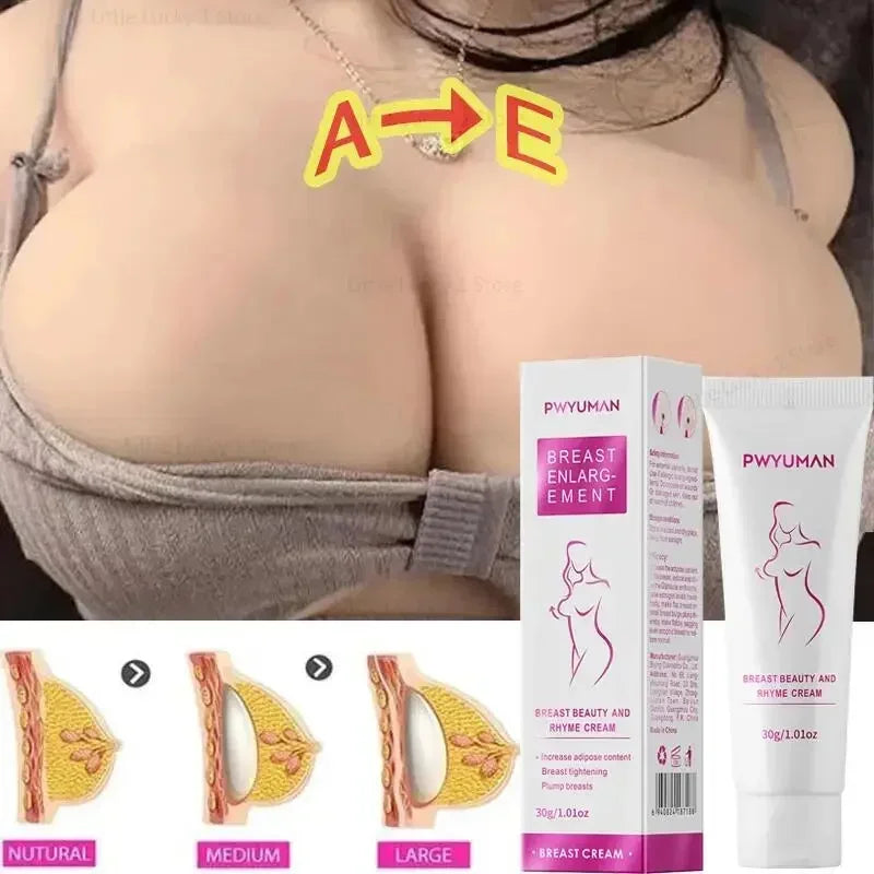 Breast Enlargement Cream Butt Lift Up Firm Essential Oil Big Ass Enhance Butt Breast Plump Growth Tighten Shaping Sexy Body Care Peaceful Pleasures Health and Wellness Breast 30ml