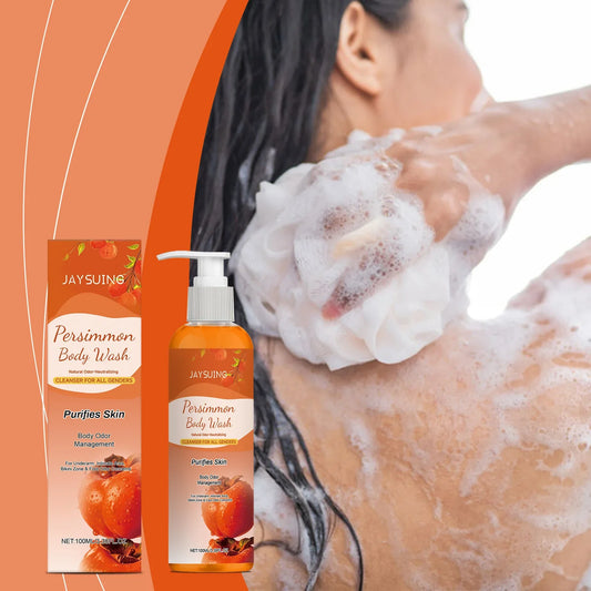 Persimmon Exfoliating Shower Gel – Cleanse, Smooth & Fresh Skin Exfoliating Shower Gel Oasis Select