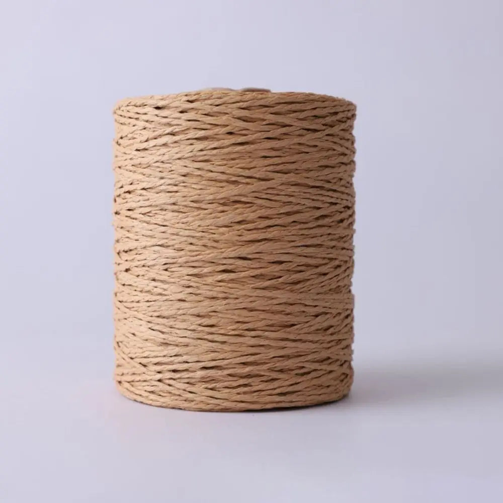 Raffia Straw Yarn 280–300m | DIY Crochet Knitting Thread