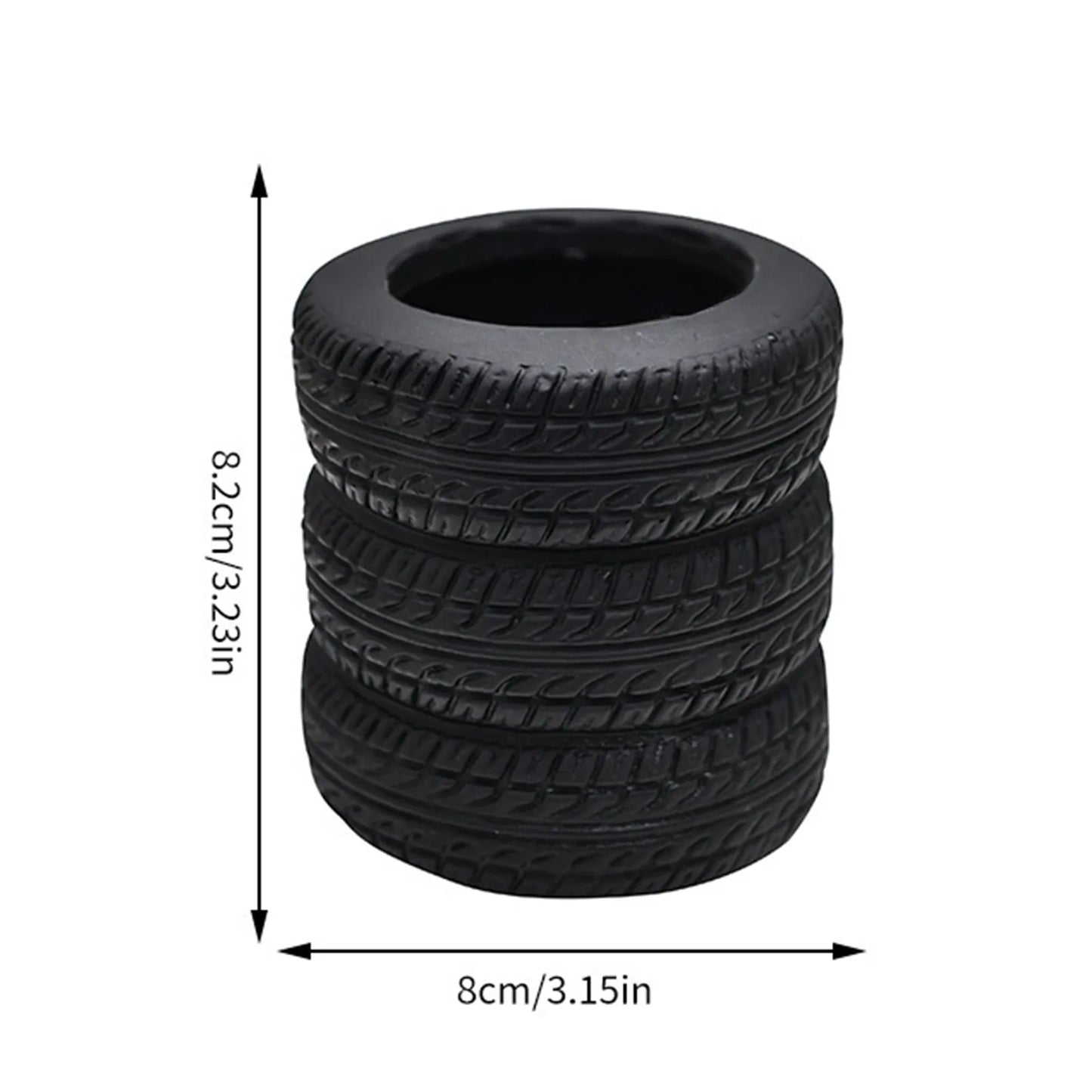 Tire Shaped Pen Holder | Creative Desk Organizer & Decor Pen Holder Peaceful Pleasures Health and Wellness as show
