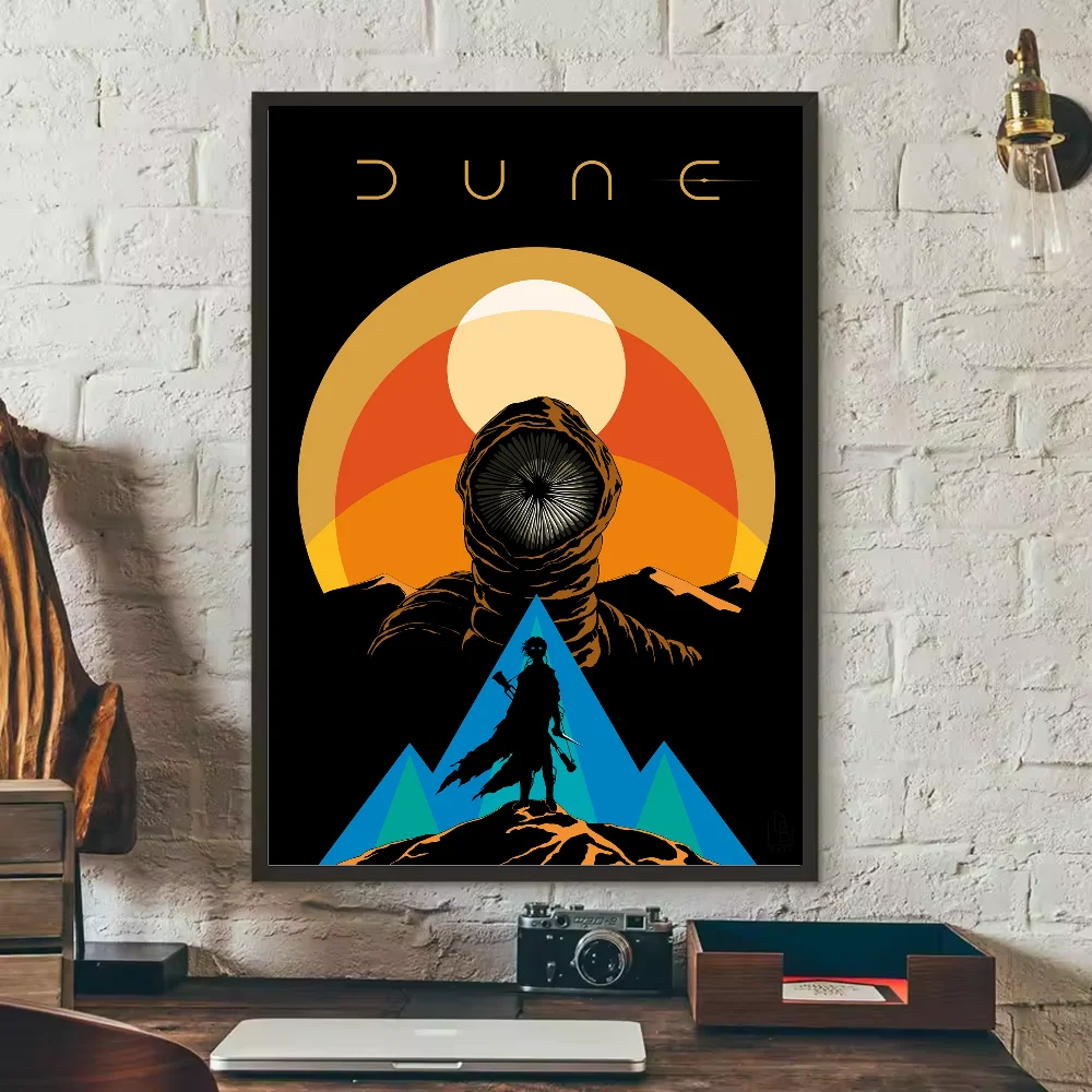 Dune Part 2 Movie Poster HD Waterproof PVC Wall Art Sticker Movie Wall Poster Peaceful Pleasures Health and Wellness