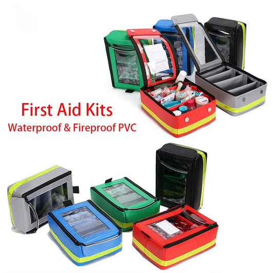 Rescue Waterproof First Aid Kit, Lightweight Fireproof Bag, Emergency Sorted Survival Supplies for Outdoor Floating Swimming Peaceful Pleasures Health and Wellness
