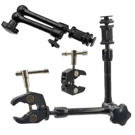 11" Metal Magic Arm & Super Clamp – Camera, Monitor & LED Camera Magic Arm Oasis Select
