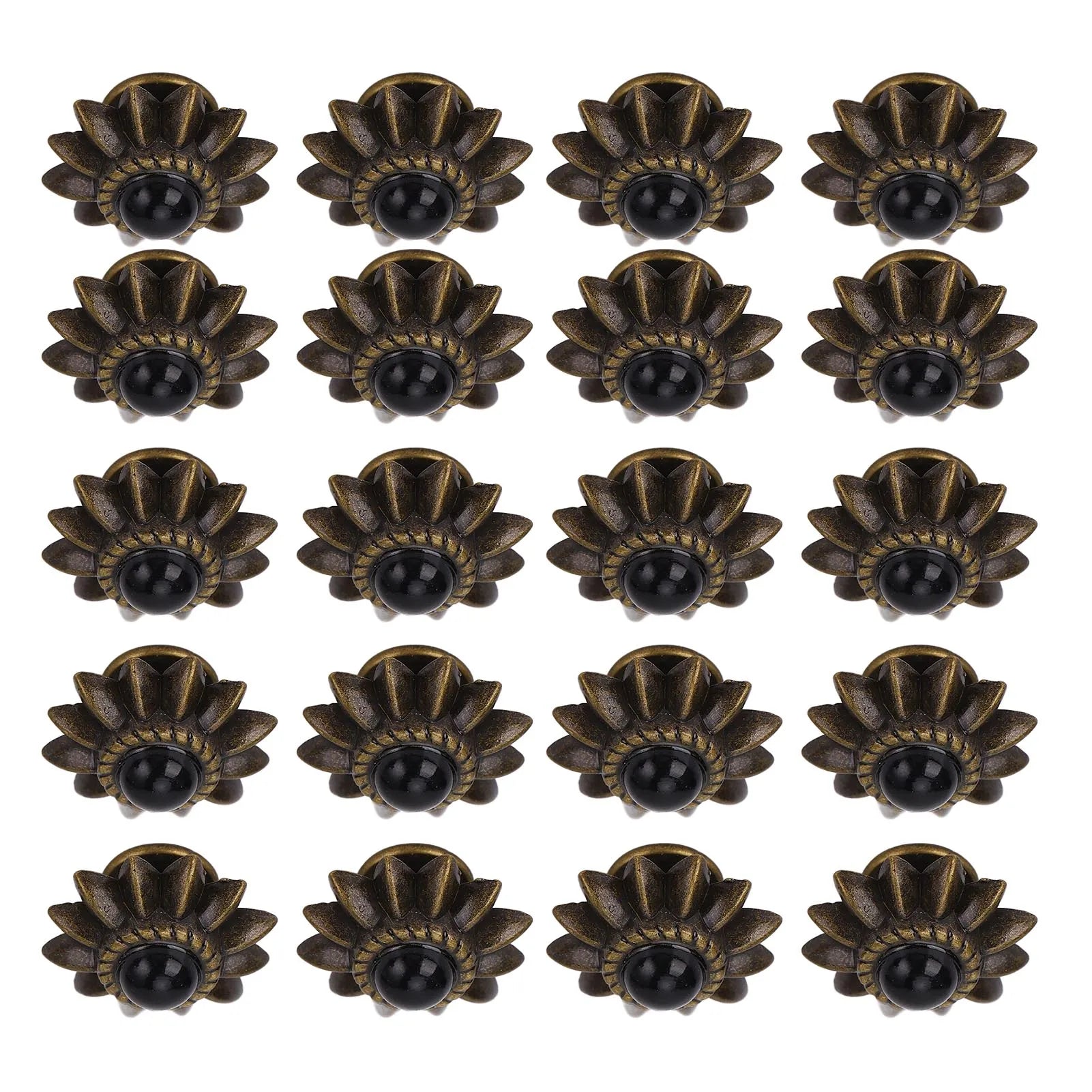 Simulation Turquoise Alloy Rivets Easy Installation Removal Small Zinc Alloy Daisy Decorative Conchos Buckles for Leathercraft Peaceful Pleasures Health and Wellness