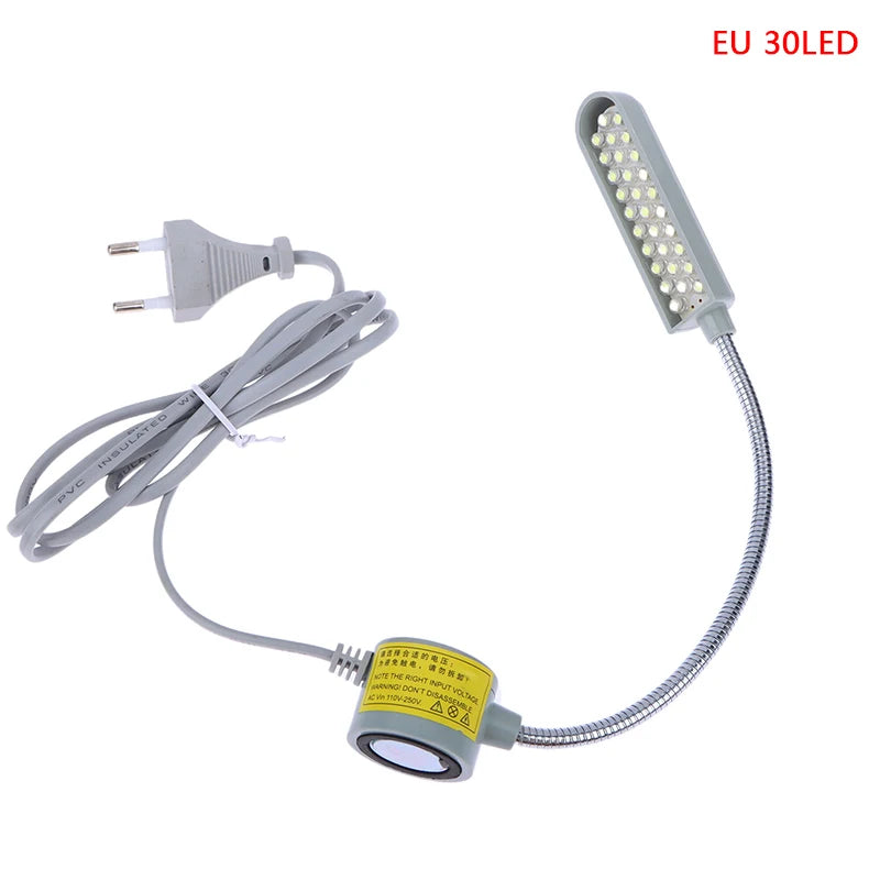 LED Gooseneck Sewing Machine Lamp | 10/20/30 LED Workbench Light Gooseneck Work Lamp Peaceful Pleasures Health and Wellness EU3