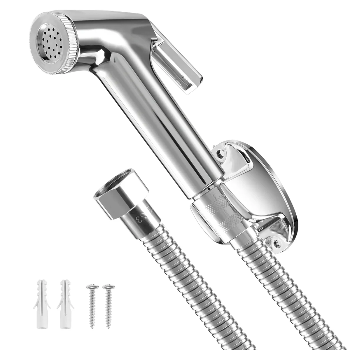 Handheld Bidet Sprayer Set with 1.5m Hose & Wall Holder