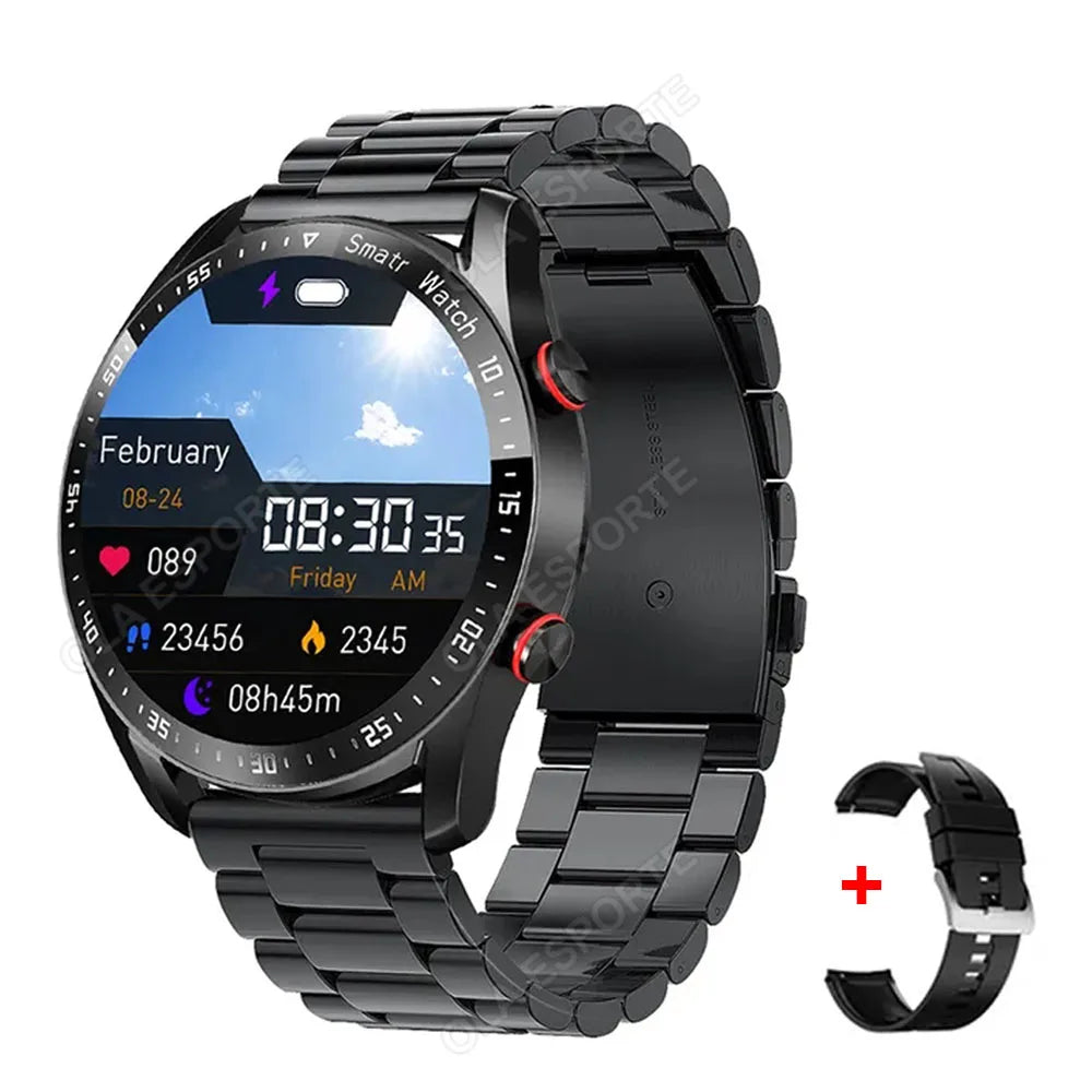 Ola Esporte Men's Smartwatch – ECG, GPS, Bluetooth Calls