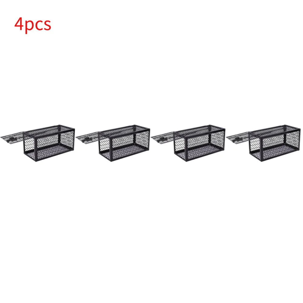 Heavy-Duty Self-Locking Metal Rat Trap Cage – Indoor & Outdoor