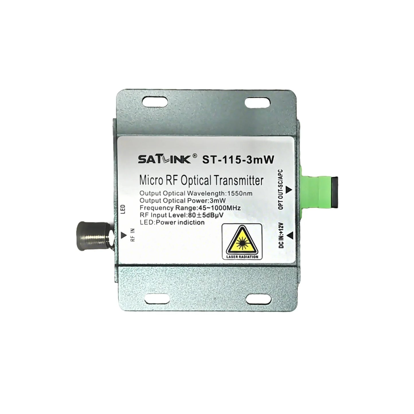 1550nm Fiber Optic Transmitter – FTTH CATV & SAT-IF 3mW
