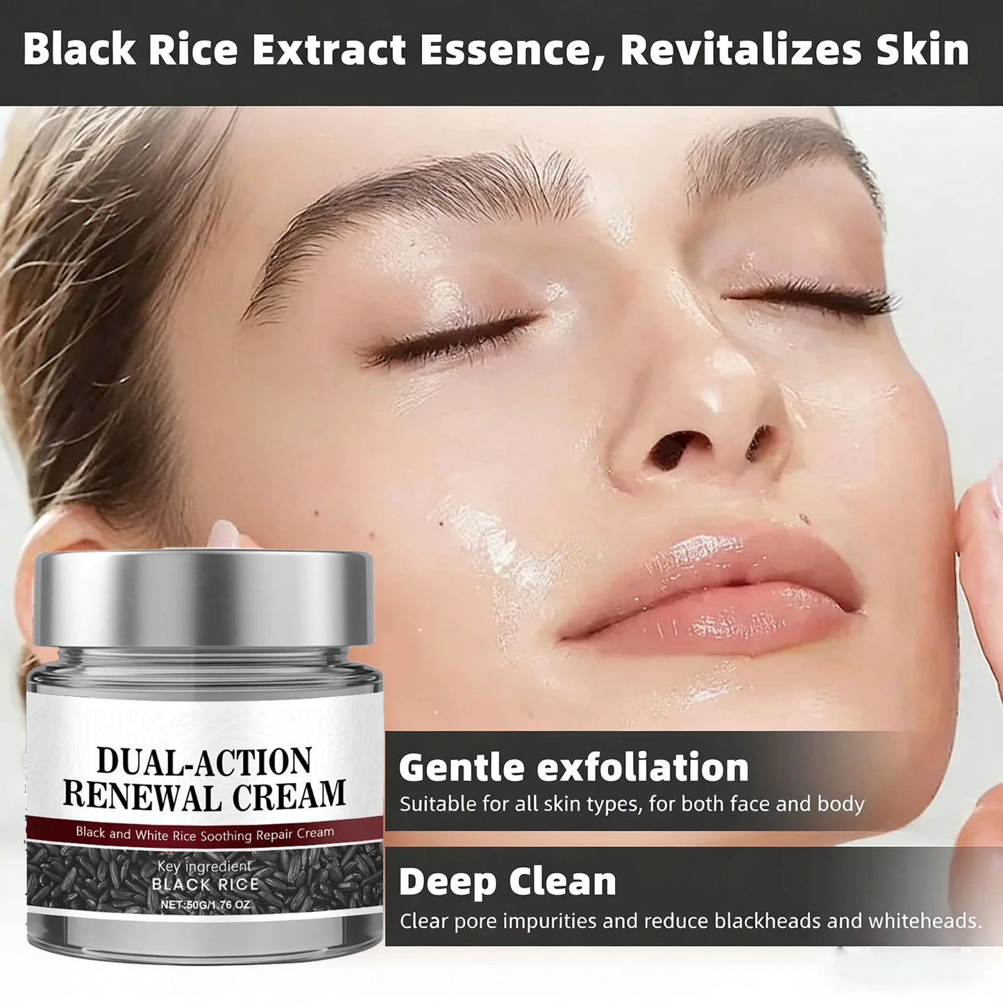 Keratin Erase Black Rice Repair Cream – Anti-Aging & Hydrating