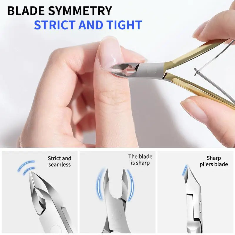 1 Pcs Cuticle Nippers Nail Manicure Cuticle Scissors Clippers Trimmer Dead Skin Remover Pedicure Stainless Steel Cutters Tool Peaceful Pleasures Health and Wellness