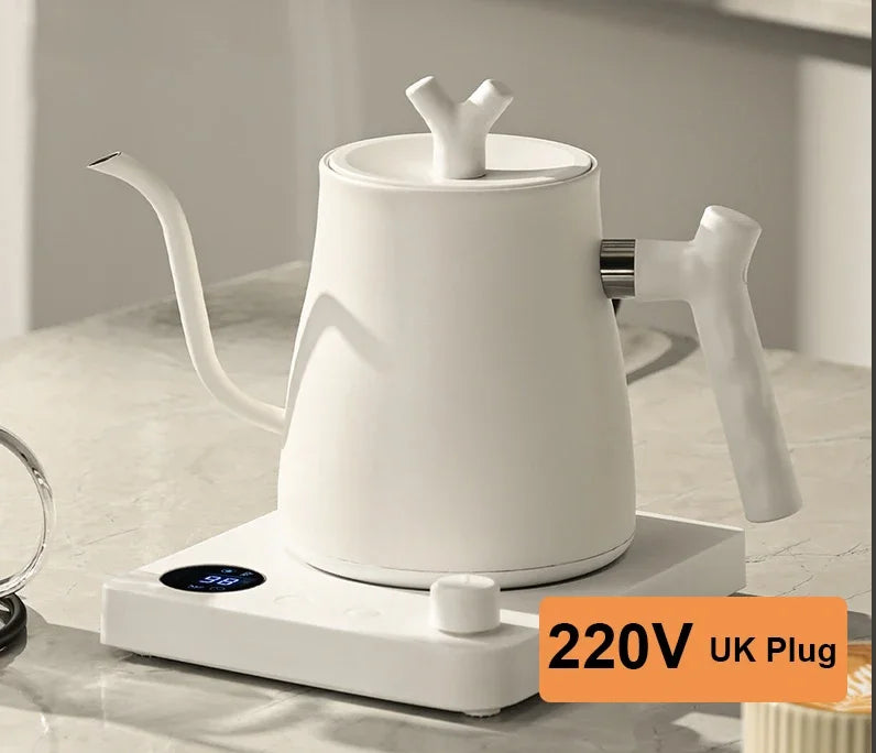 URGGU 1000W Gooseneck Electric Kettle – LCD Temp Control