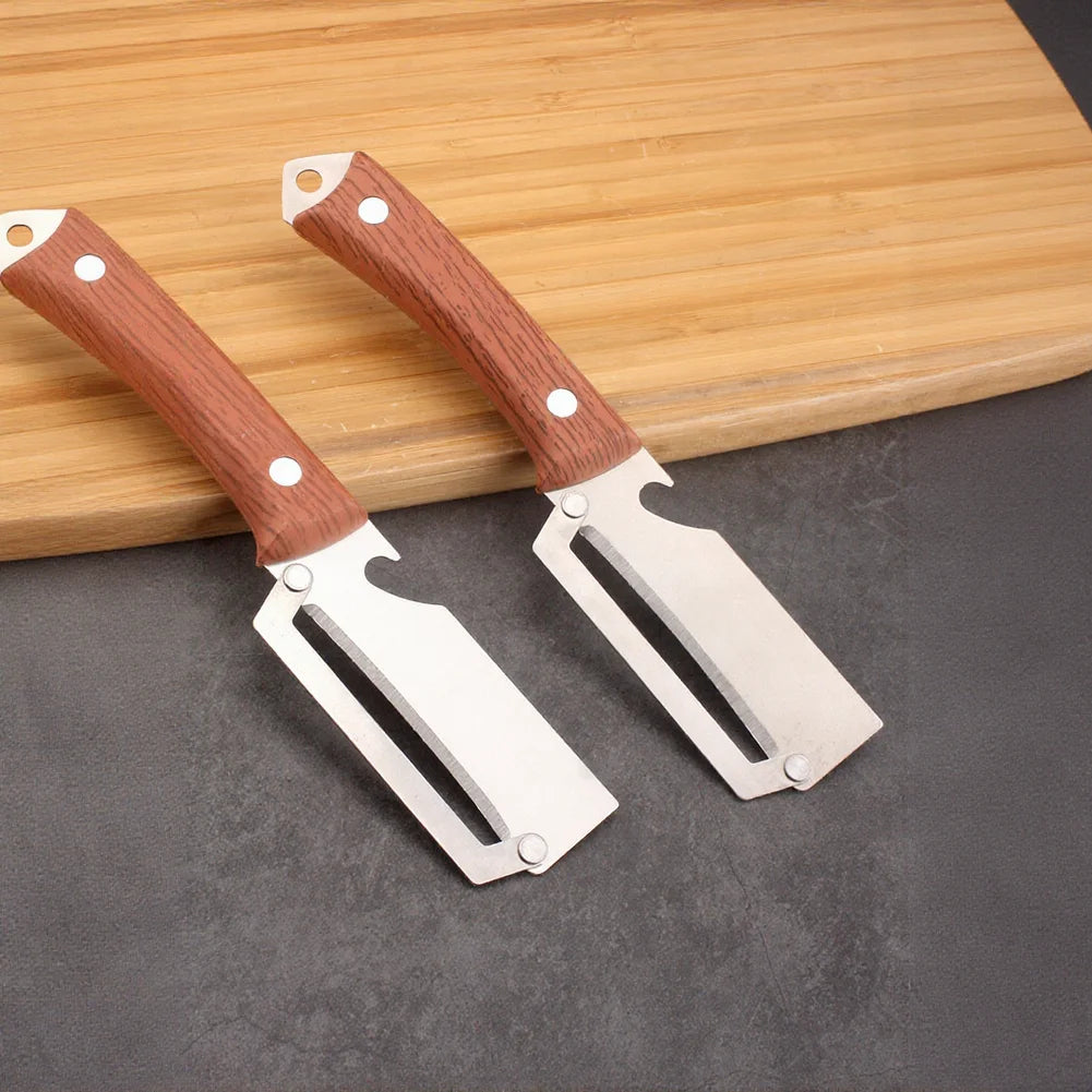1 Vegetable Peeler Kitchen Built-in Bottle Opener Stainless Steel