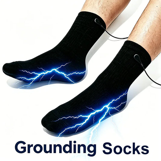 Grounding Earthing Socks | Silver Fiber, EMF & Better Sleep Grounding Earthing Socks Peaceful Pleasures Health and Wellness