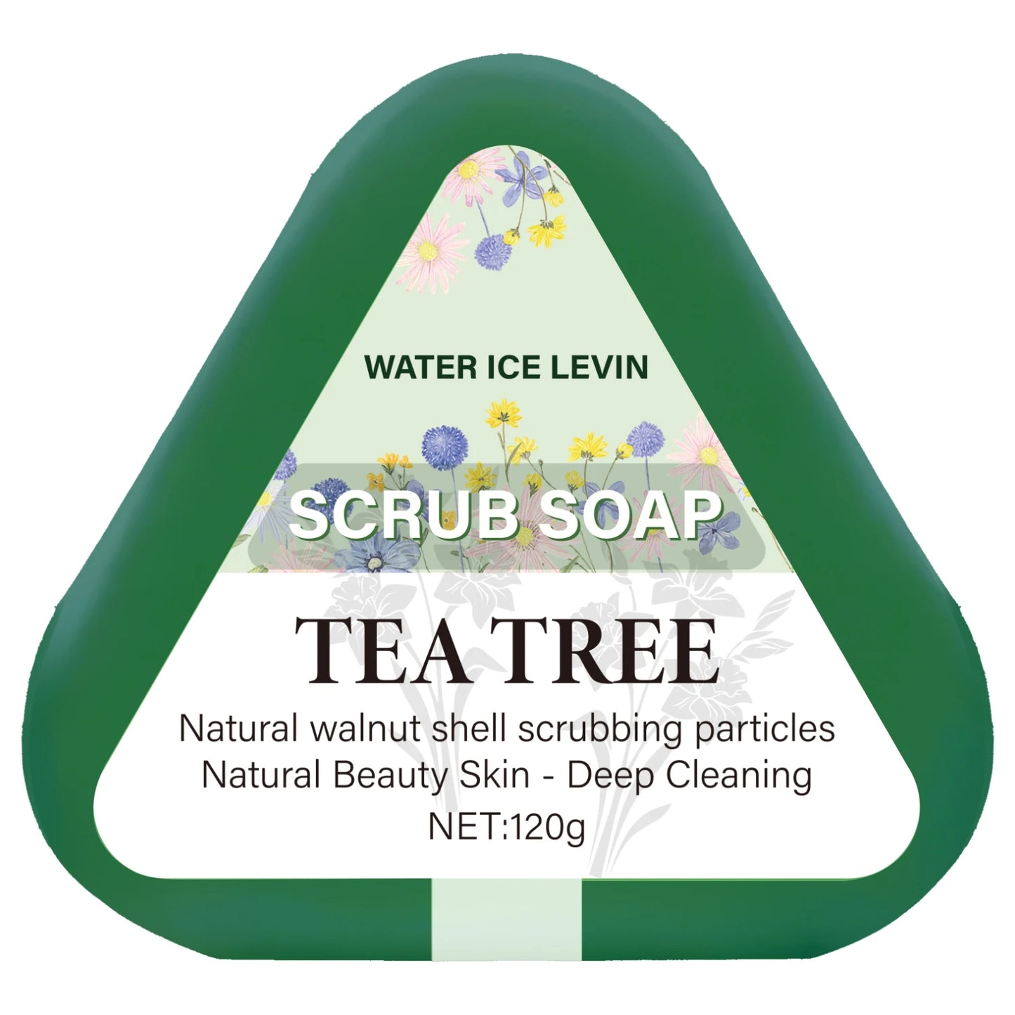 Tea Tree Scrub Soap with Walnut Shell – Exfoliating Bar