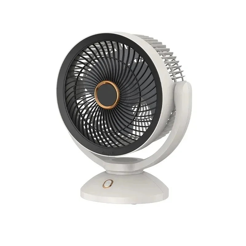 Cordless Portable 4000mAh Wireless Fan Quiet Cooling Air Circulator for Desktop Wall Mount Ventilator Cooler Peaceful Pleasures Health and Wellness USB Rechargeable