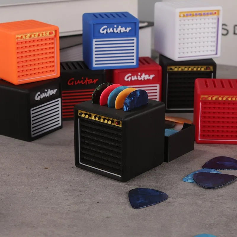 3D Printed Large-capacity Portable Guitar Pick Holder Waterproof