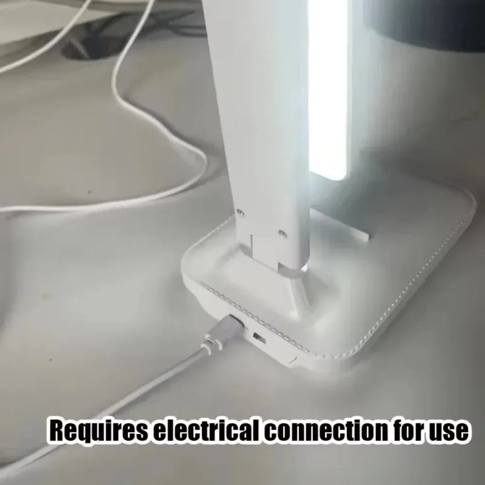 LED Touch Dimmable Folding Desk Lamp | USB Plug-In, 6W