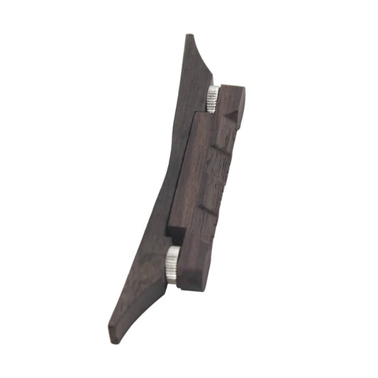 Durable Mandolin Bridge Height Adjustable Rosewood Universal Peaceful Pleasures Health and Wellness
