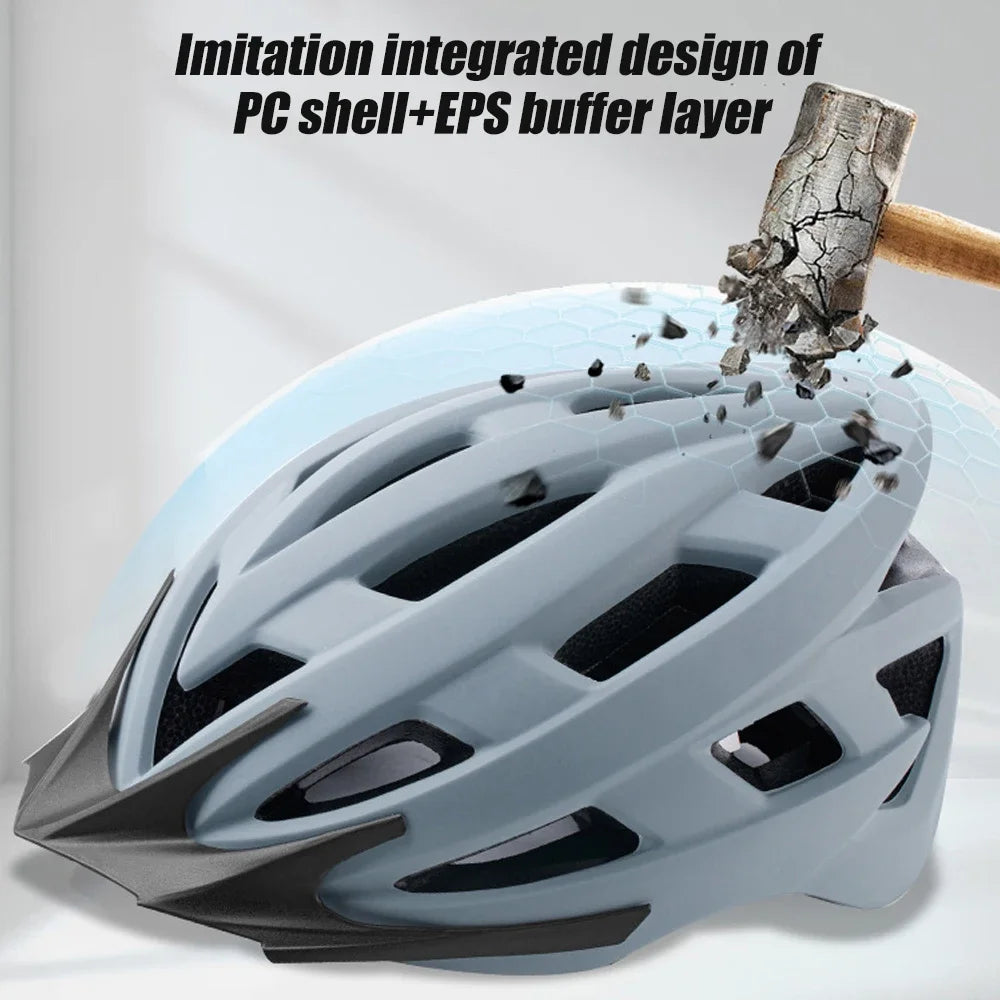 1PCS Bike Helmets for Men - Women Bicycle Helmet Adult - Lightweight Comfort Adjustable Cycling Helmet for Mountain Road Biker Peaceful Pleasures Health and Wellness