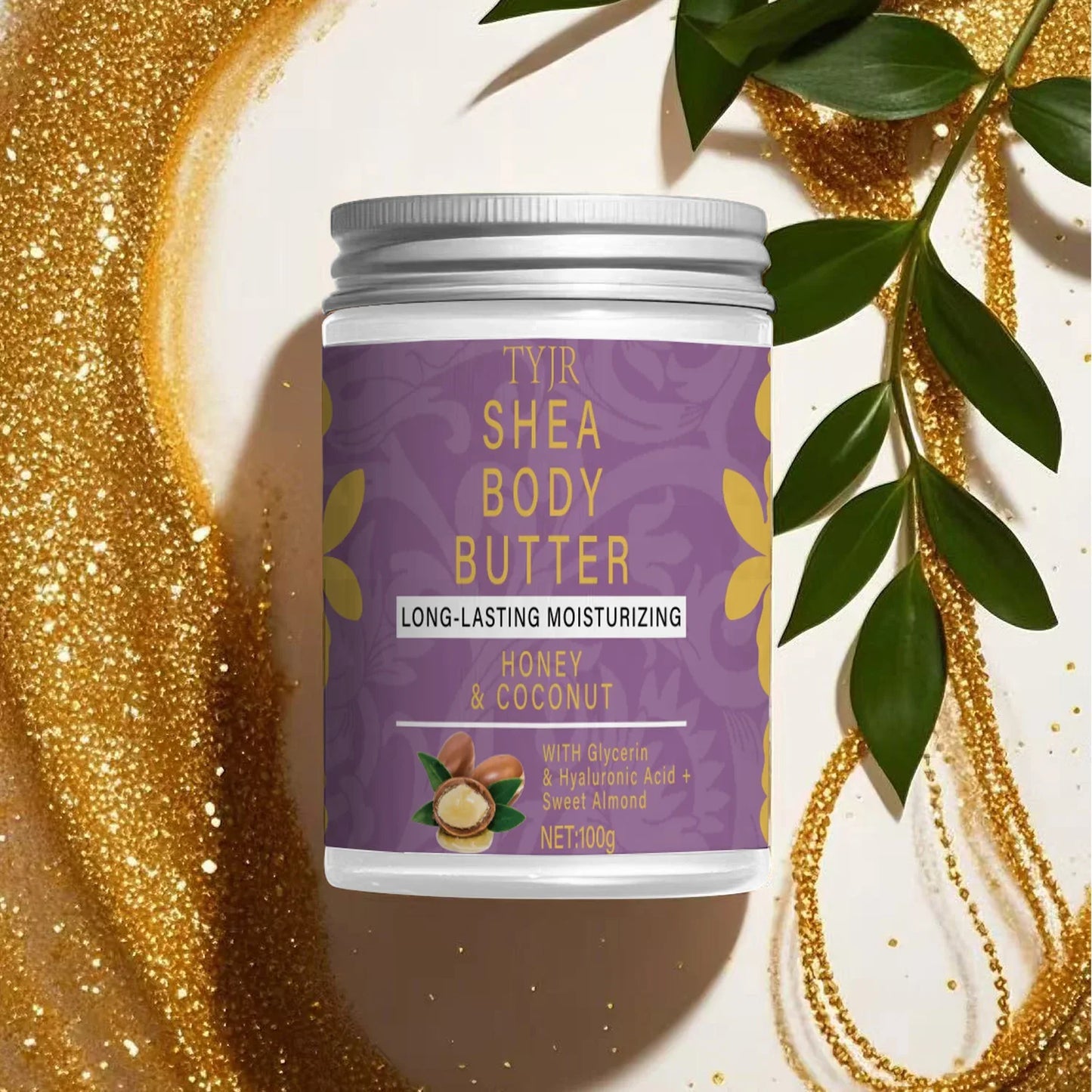 Organic Unrefined Shea Body Butter Oil 100g | Deep Moisture